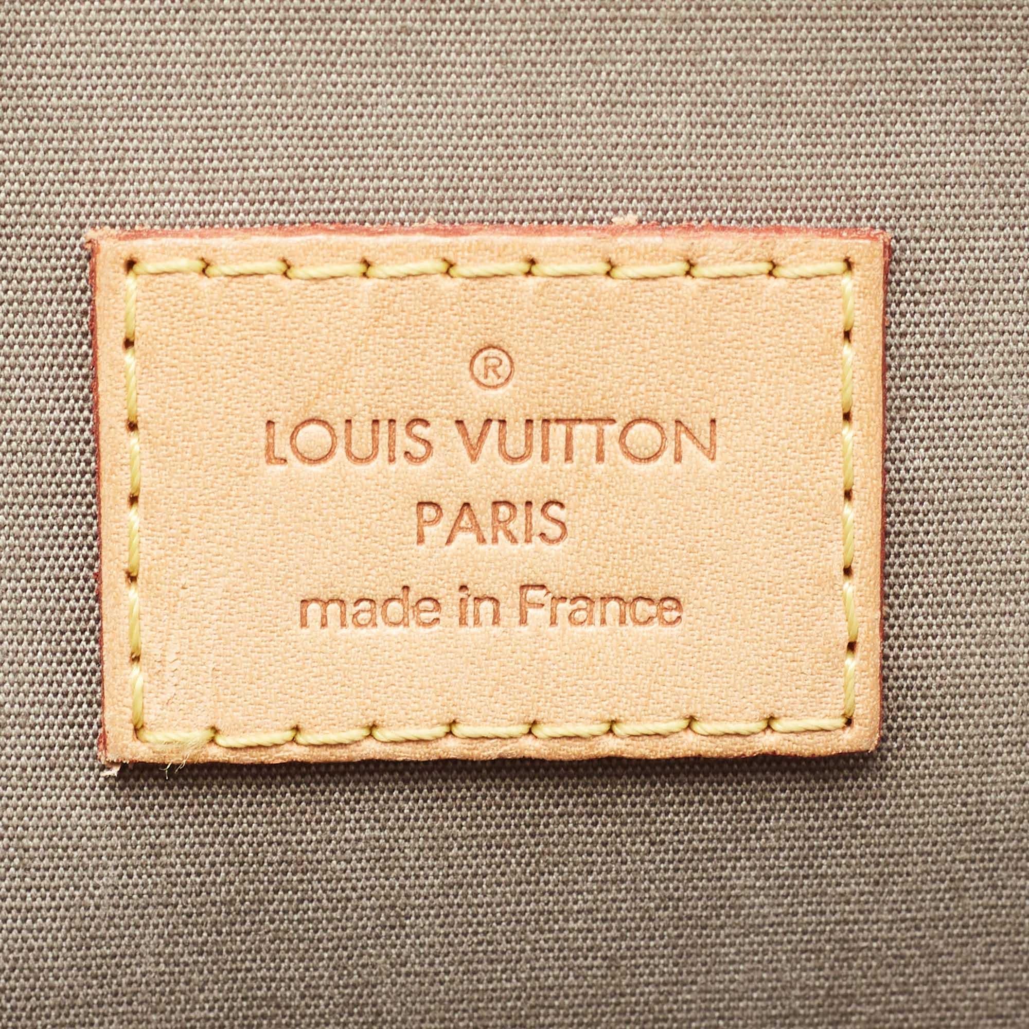 Givre Monogrammierte Vernis Alma PM Tasche von Louis Vuitton im Angebot 5