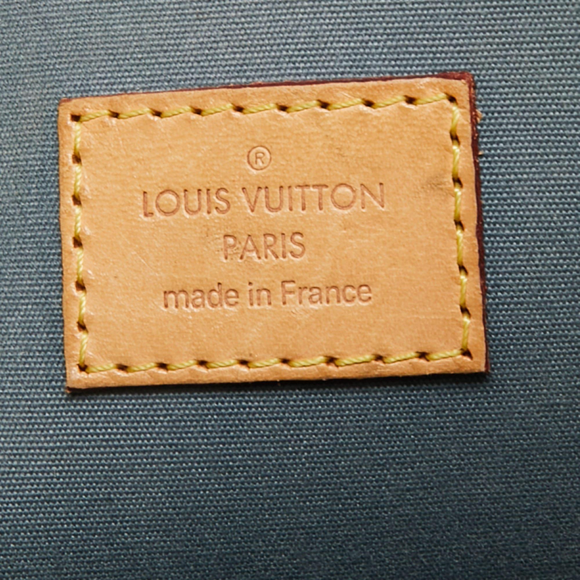 Louis Vuitton Givre Monogram Vernis Leather Alma PM Bag 8