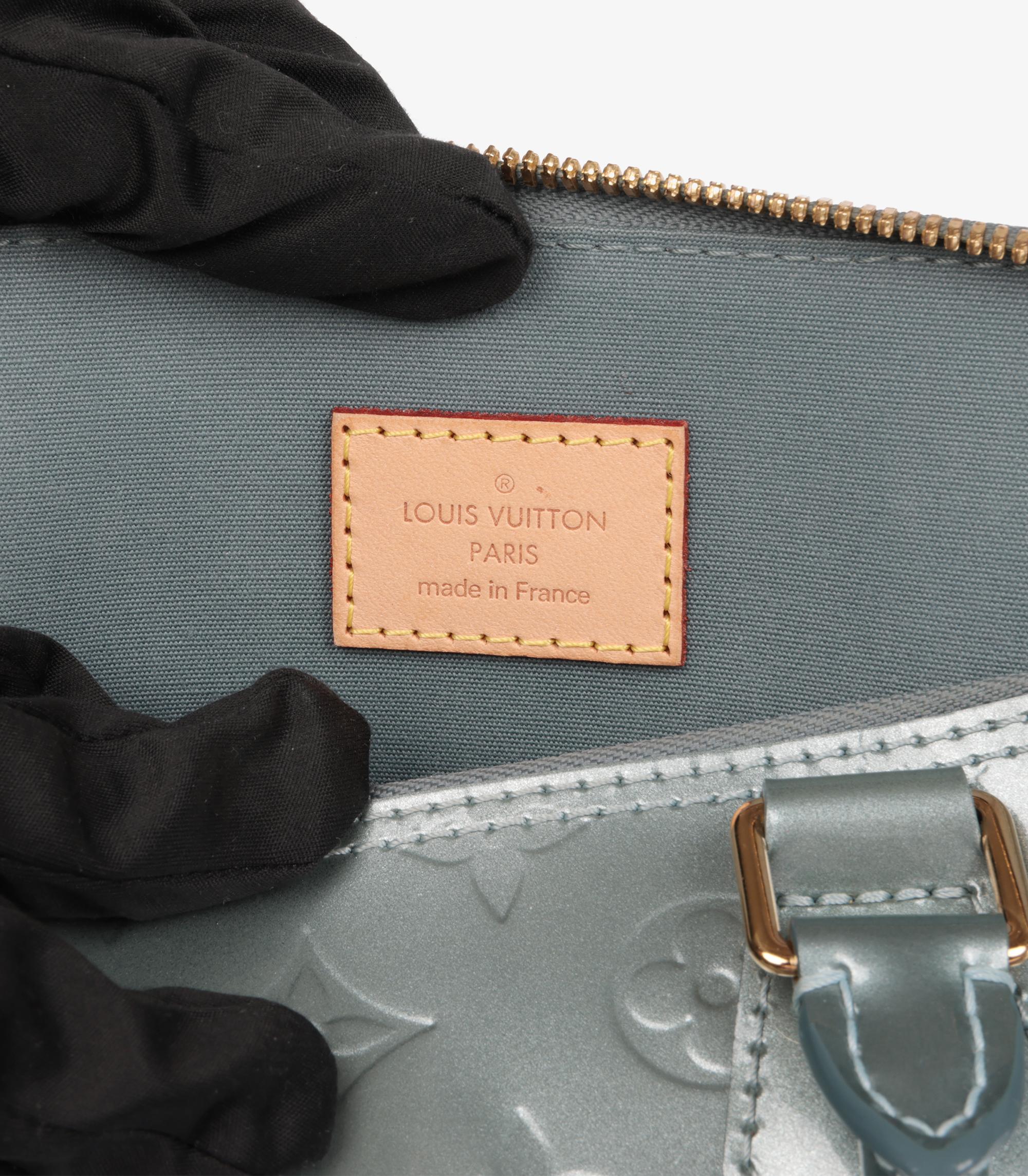 Louis Vuitton Givre Monogram Vernis Leather Alma PM For Sale 3