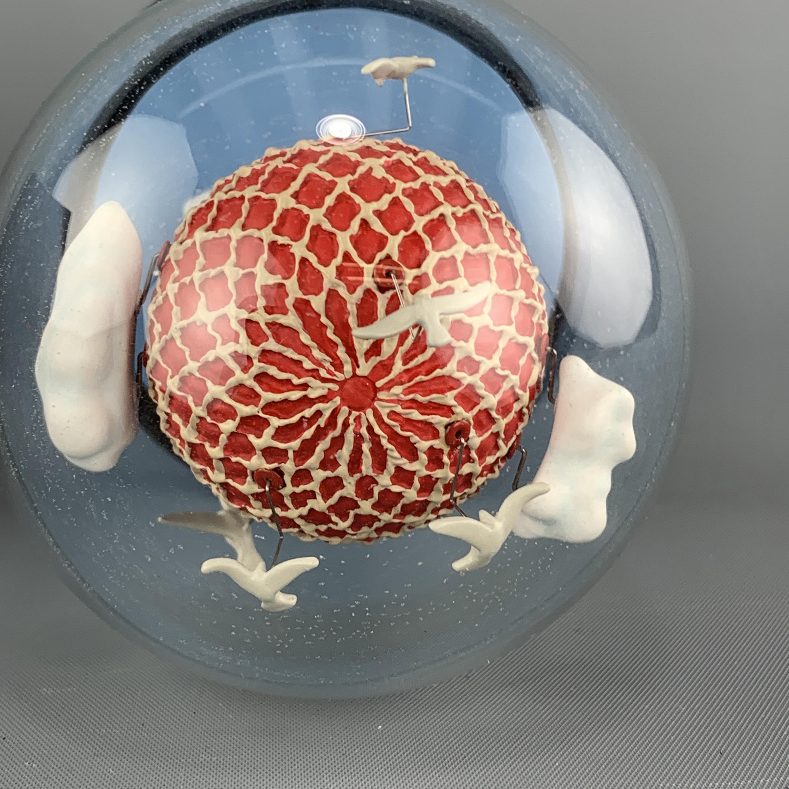 Women's or Men's LOUIS VUITTON Glass Hot Air Balloon Snow Globe