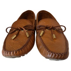Louis Vuitton Gloria brown leather mocassin size 39.5