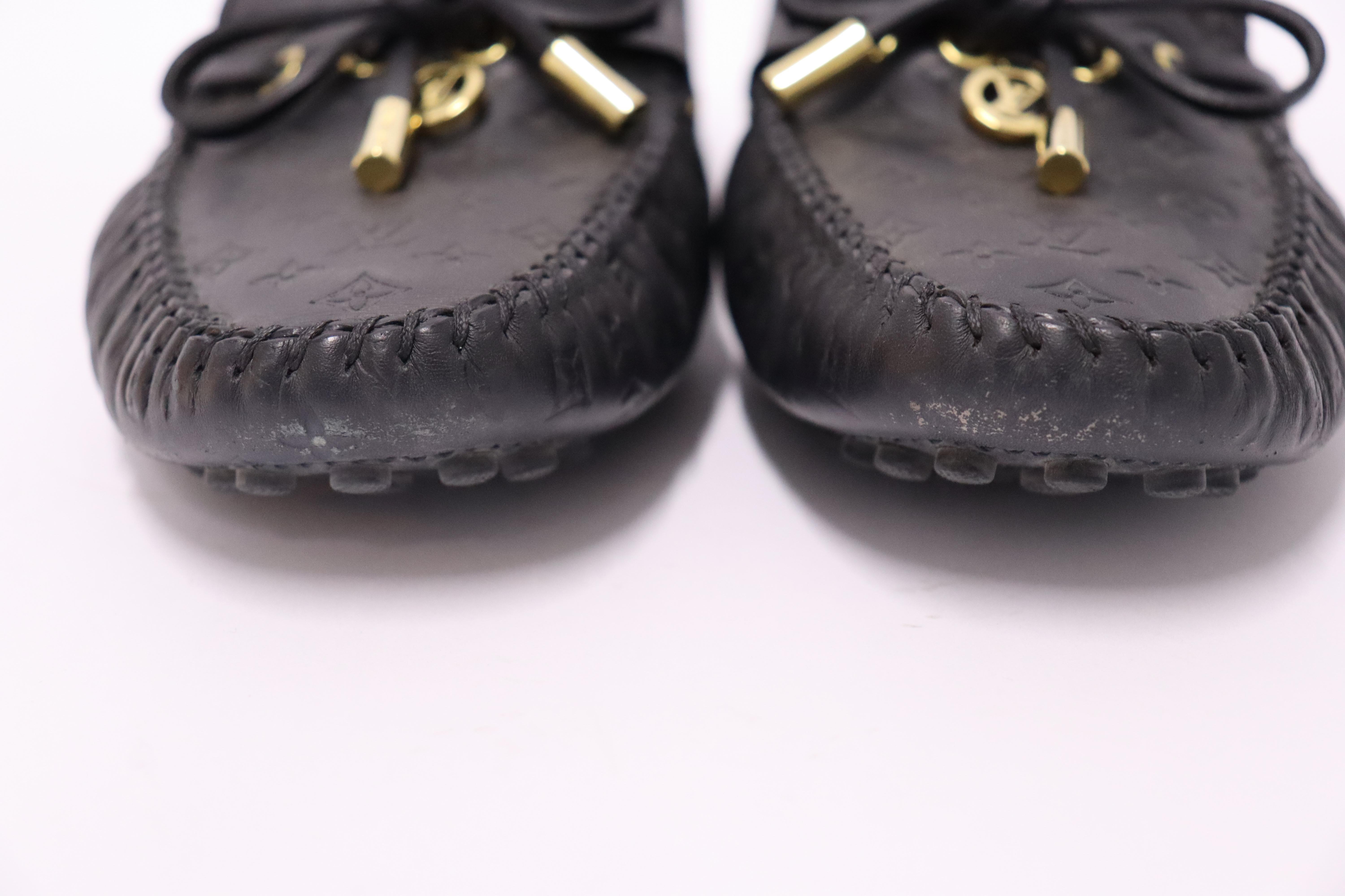 Louis Vuitton Gloria Flat Loafers Size EU 37.5 6