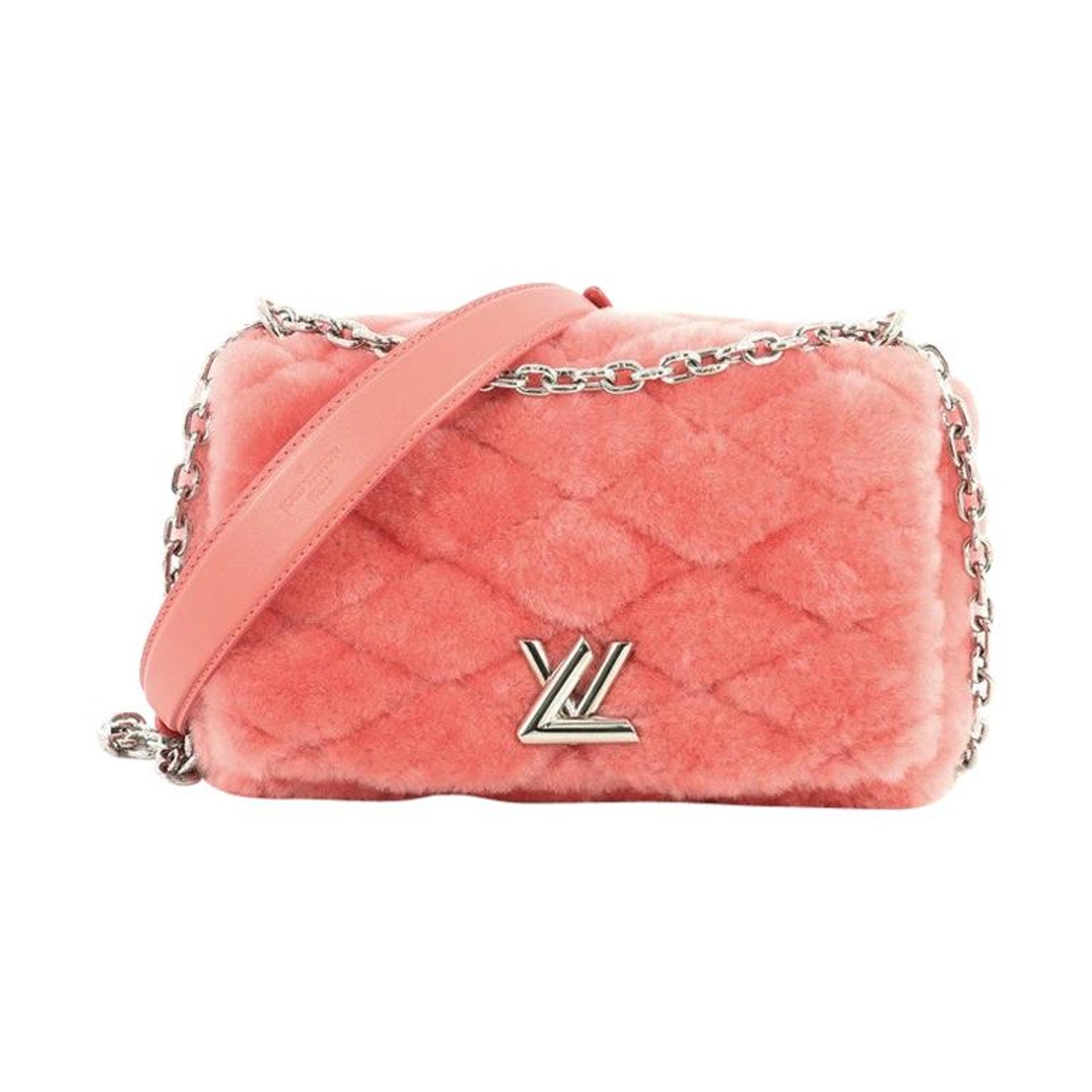 Louis Vuitton Black/Beige Lambskin and Patent Leather Rayures GO-14  Malletage PM Bag - Yoogi's Closet