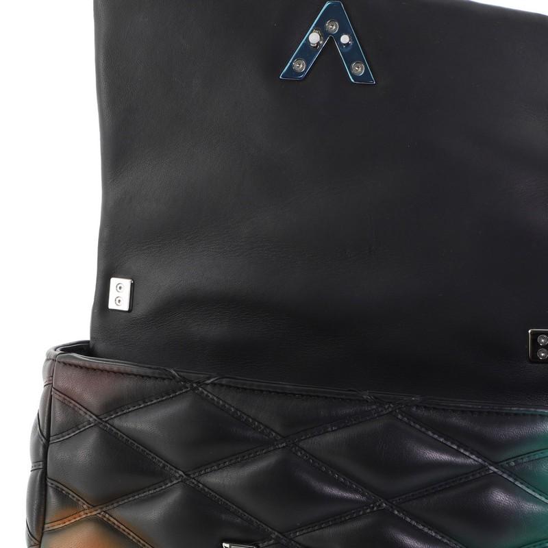 Louis Vuitton GO-14 Handtasche Malletage Hologramm Druck Leder PM 1