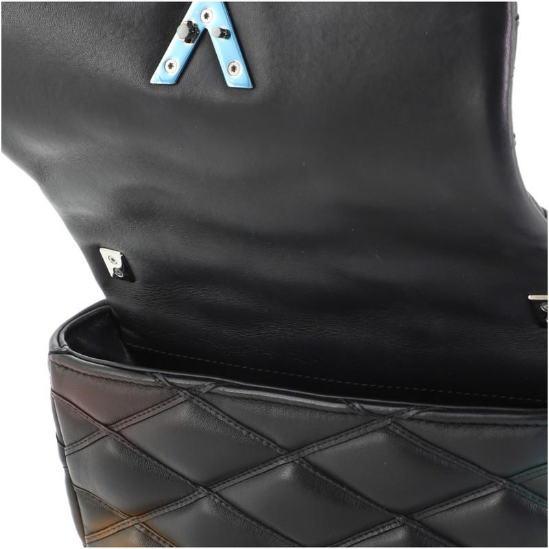 Louis Vuitton GO-14 Handbag Malletage Hologram Print Leather PM 4