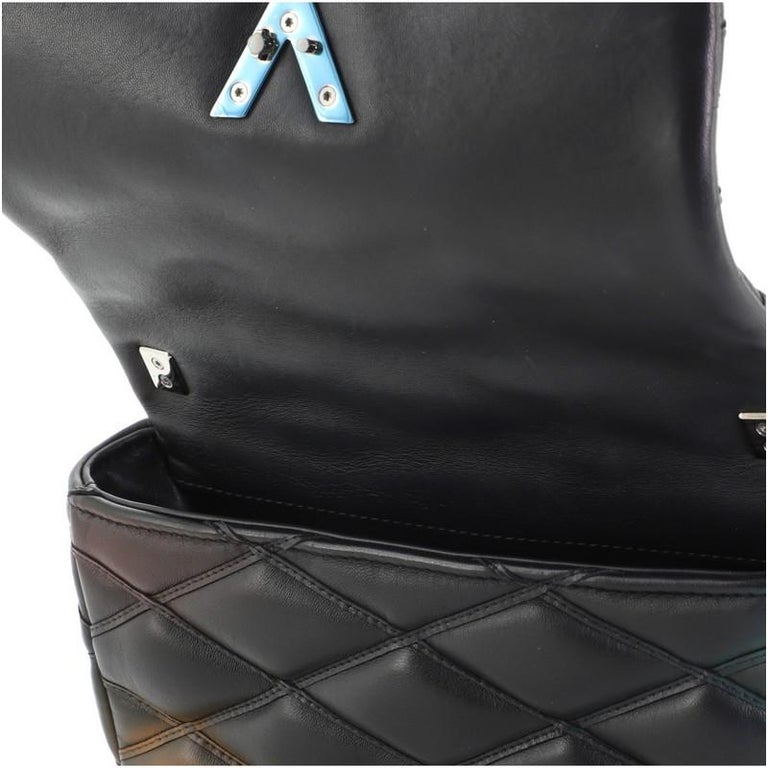 Louis Vuitton - GO-14 Mini Black Malletage Leather at 1stDibs