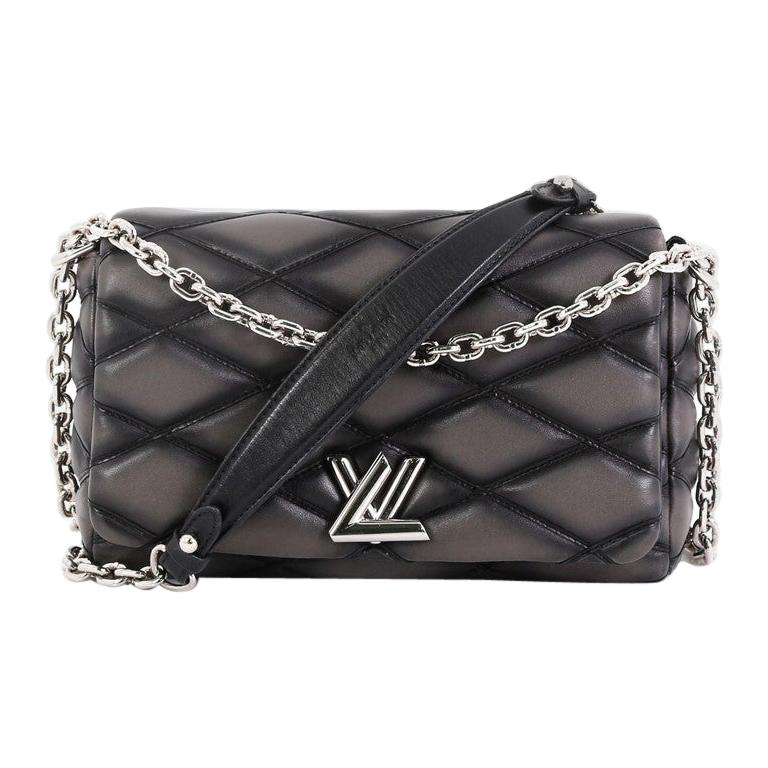 Louis Vuitton GO14 Handbag Malletage Leather PM at 1stDibs