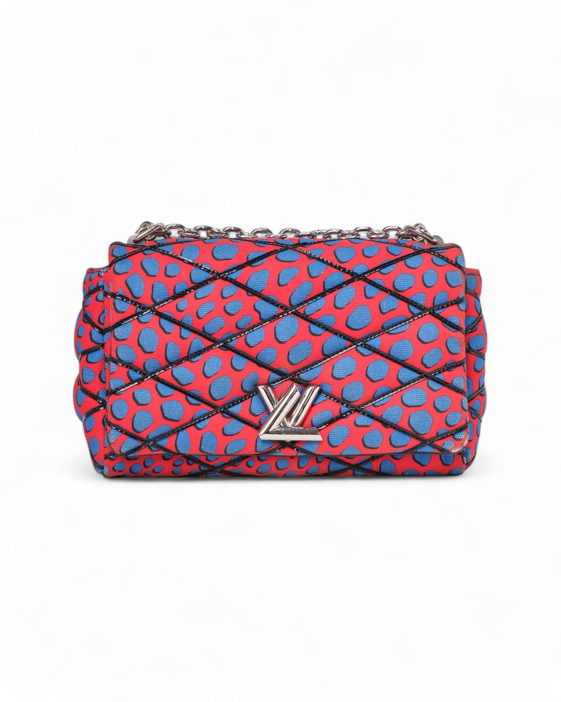 Louis Vuitton GO-14 MM Malletage Jungle Dots Red For Sale 6