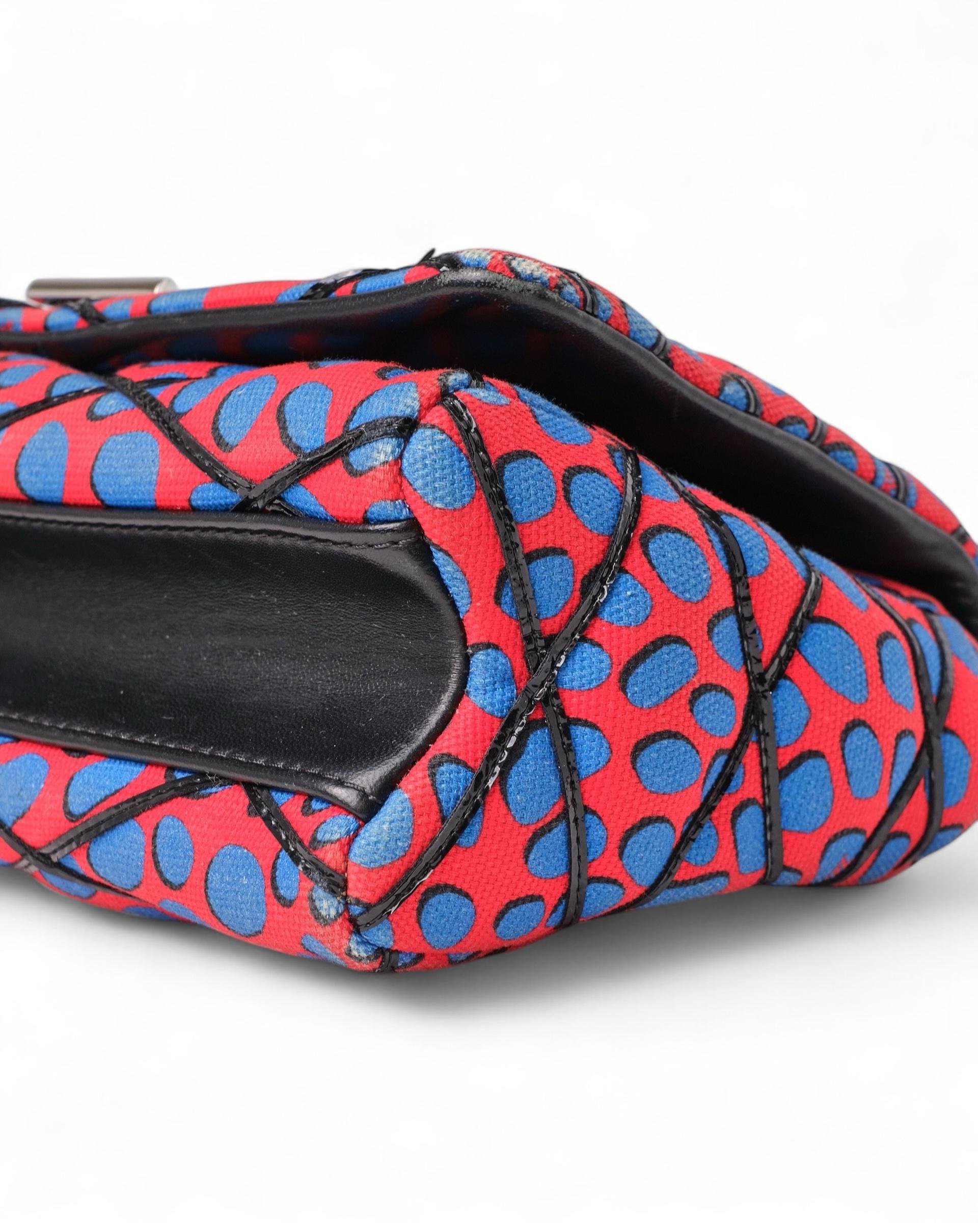 Louis Vuitton GO-14 MM Malletage Jungle Dots Red For Sale 7