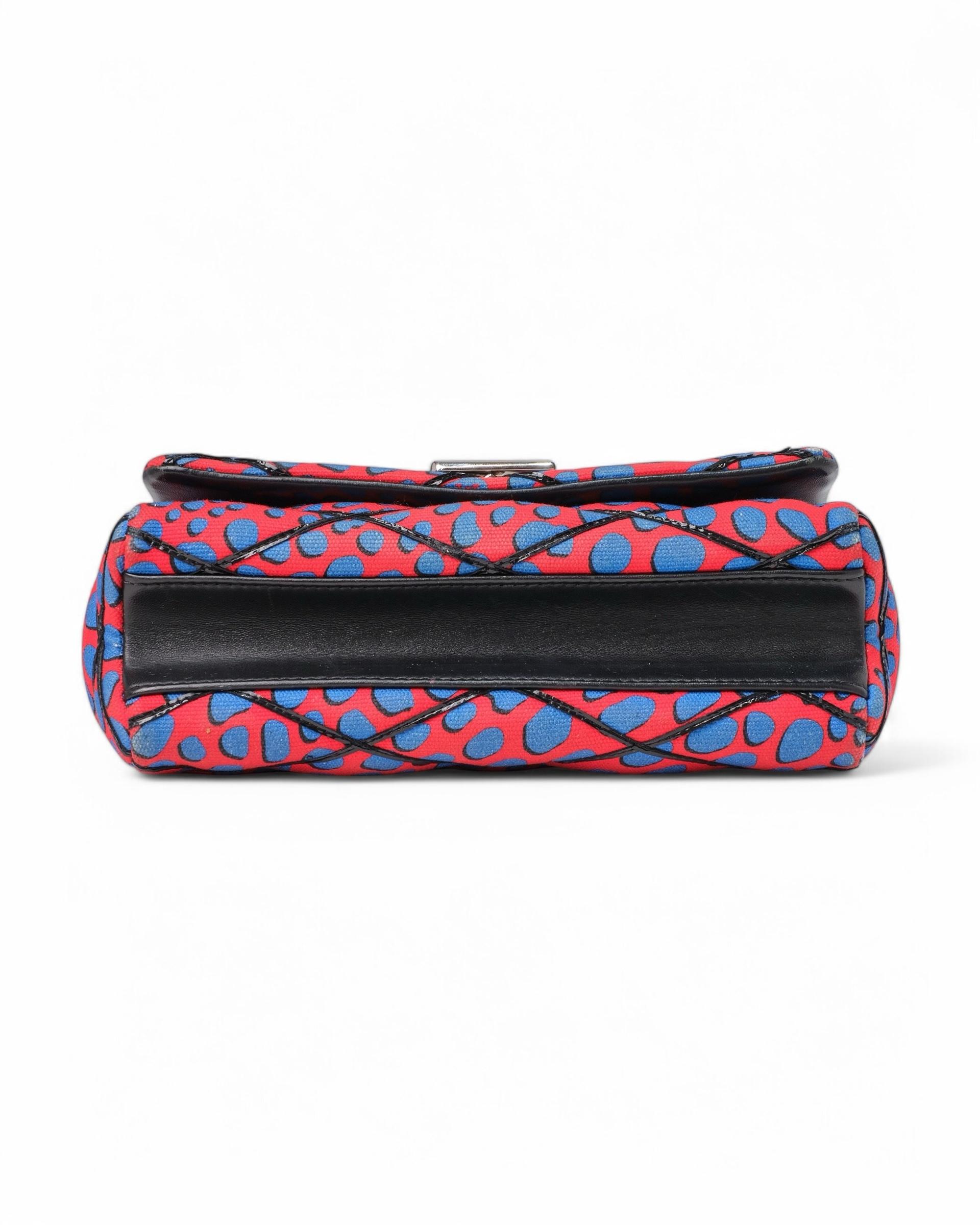 Gray Louis Vuitton GO-14 MM Malletage Jungle Dots Red For Sale