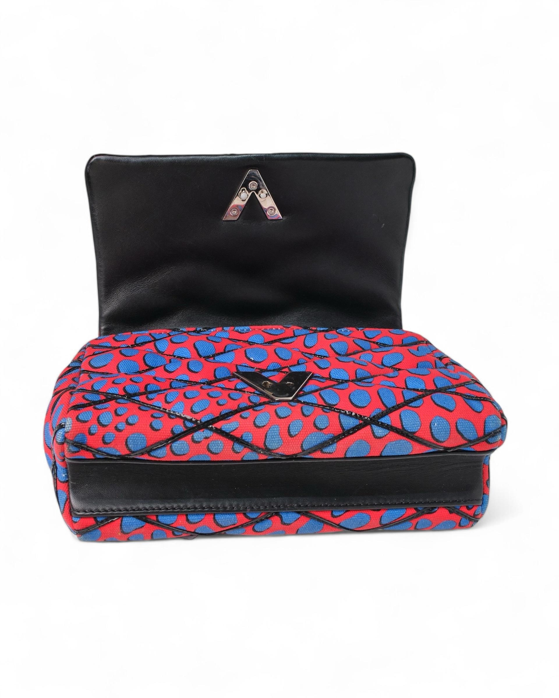 Louis Vuitton GO-14 MM Malletage Jungle Dots Red In Excellent Condition For Sale In Torre Del Greco, IT