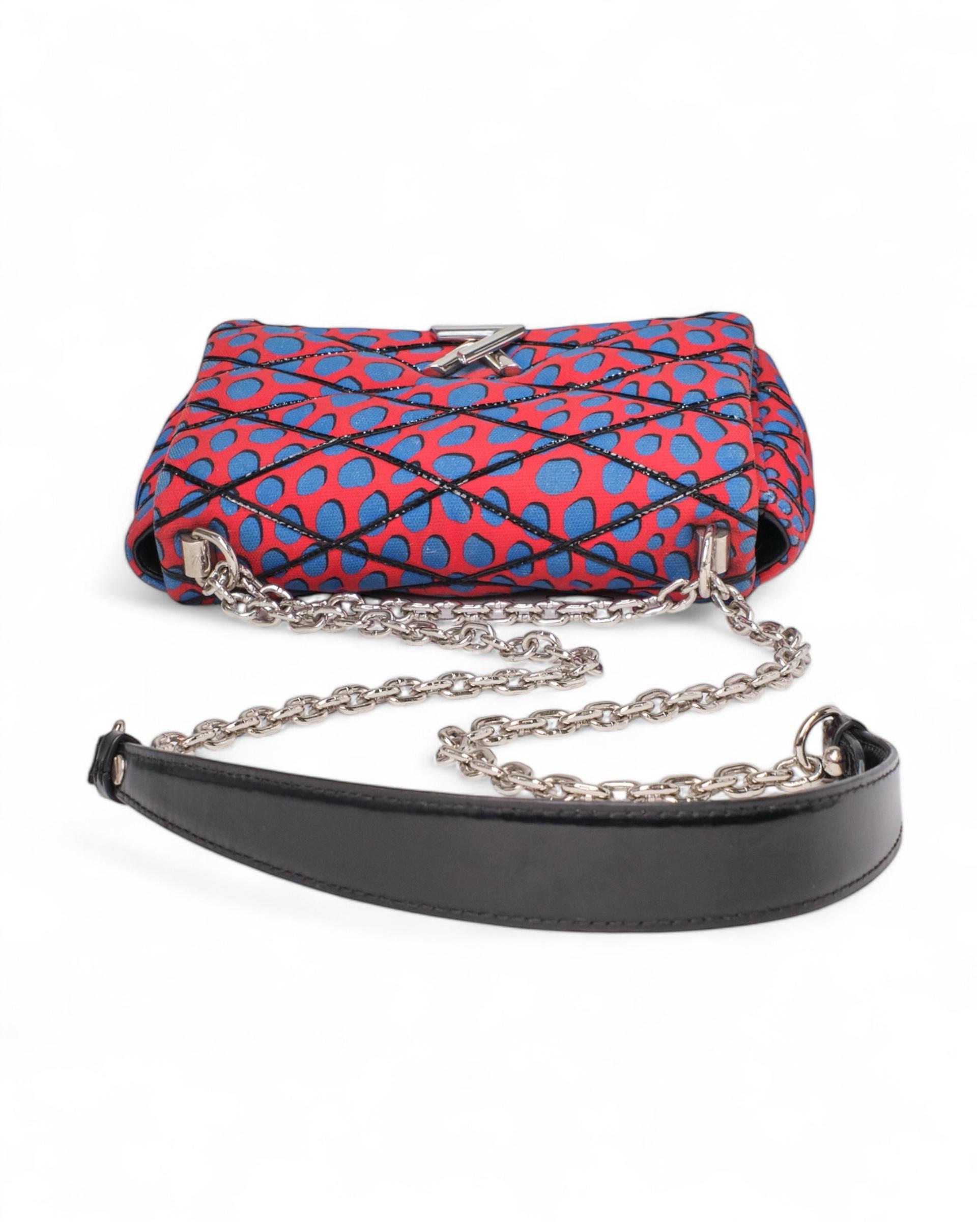 Louis Vuitton GO-14 MM Malletage Jungle Dots Red For Sale 4