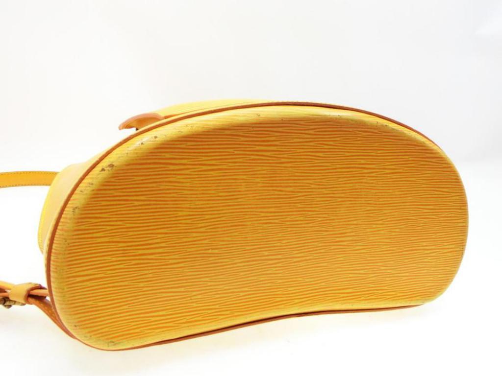 Louis Vuitton Gobelins 232756 Yellow Leather Backpack 6