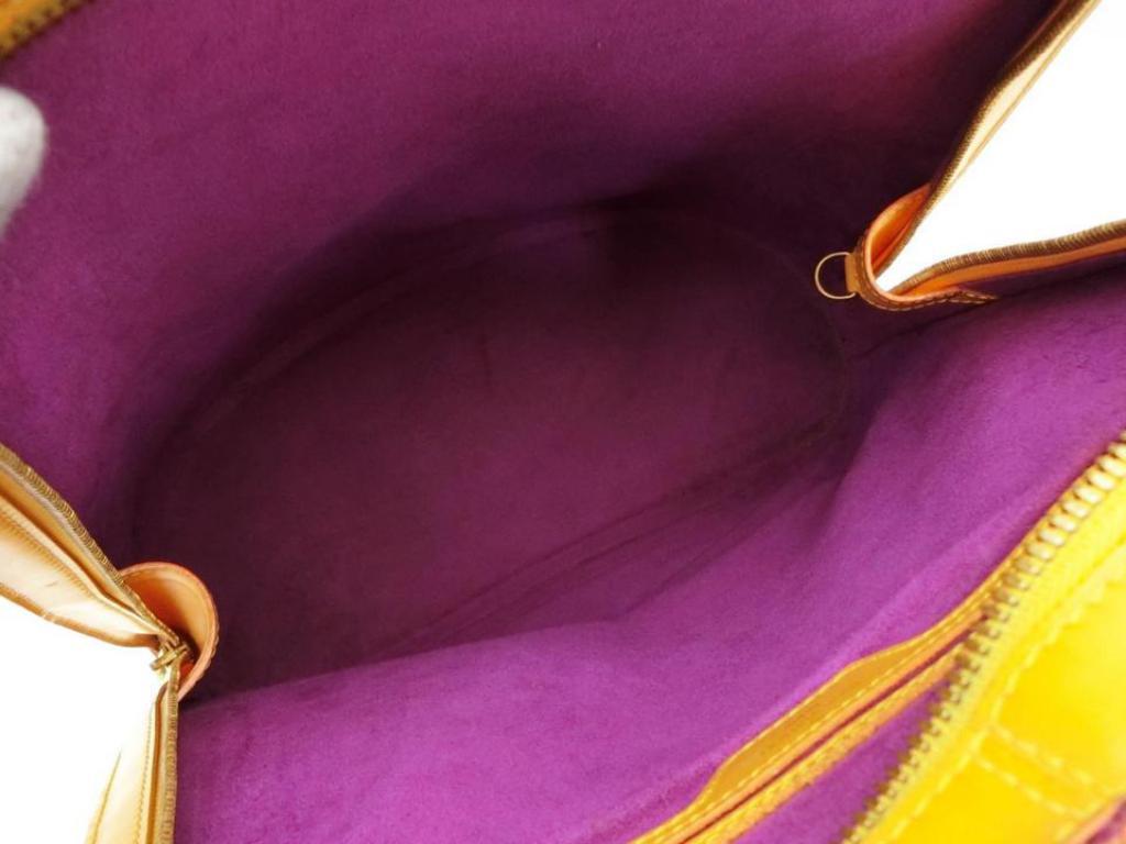 Women's or Men's Louis Vuitton Gobelins 232756 Yellow Leather Backpack
