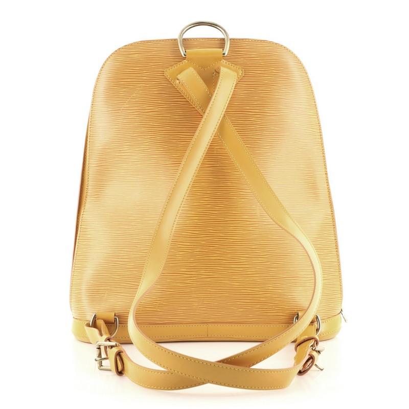 Louis Vuitton Gobelins Backpack Epi Leather In Good Condition In NY, NY
