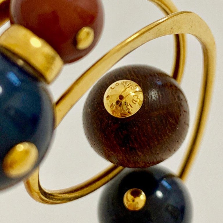 LOUIS VUITTON Gold And Pearl Hoops Earrings at 1stDibs louis vuitton