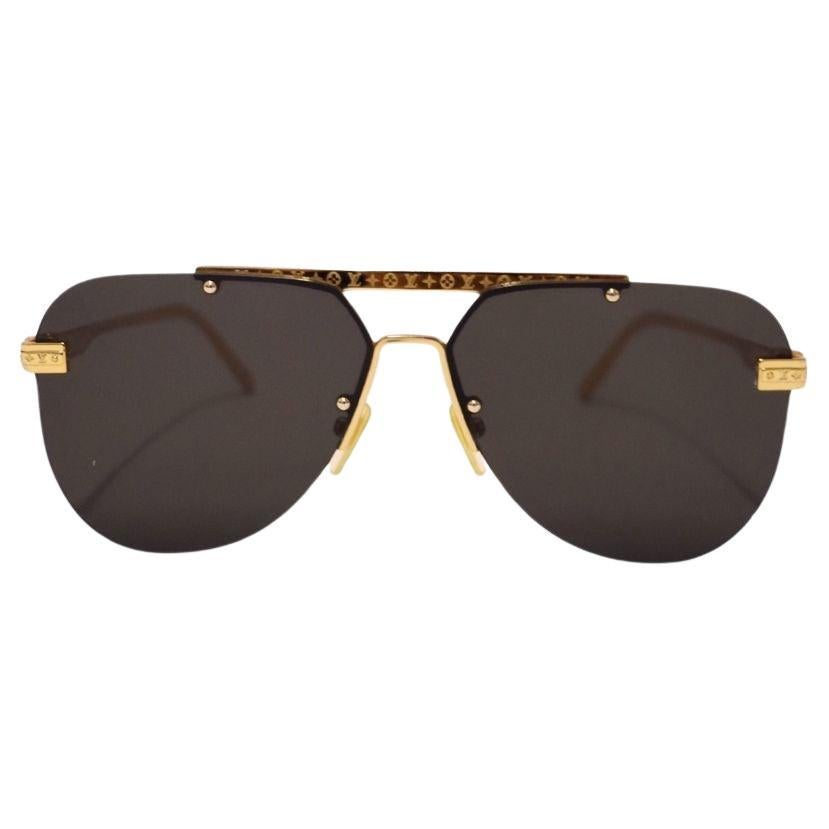 Louis Vuitton Gold Aviator Sunglasses