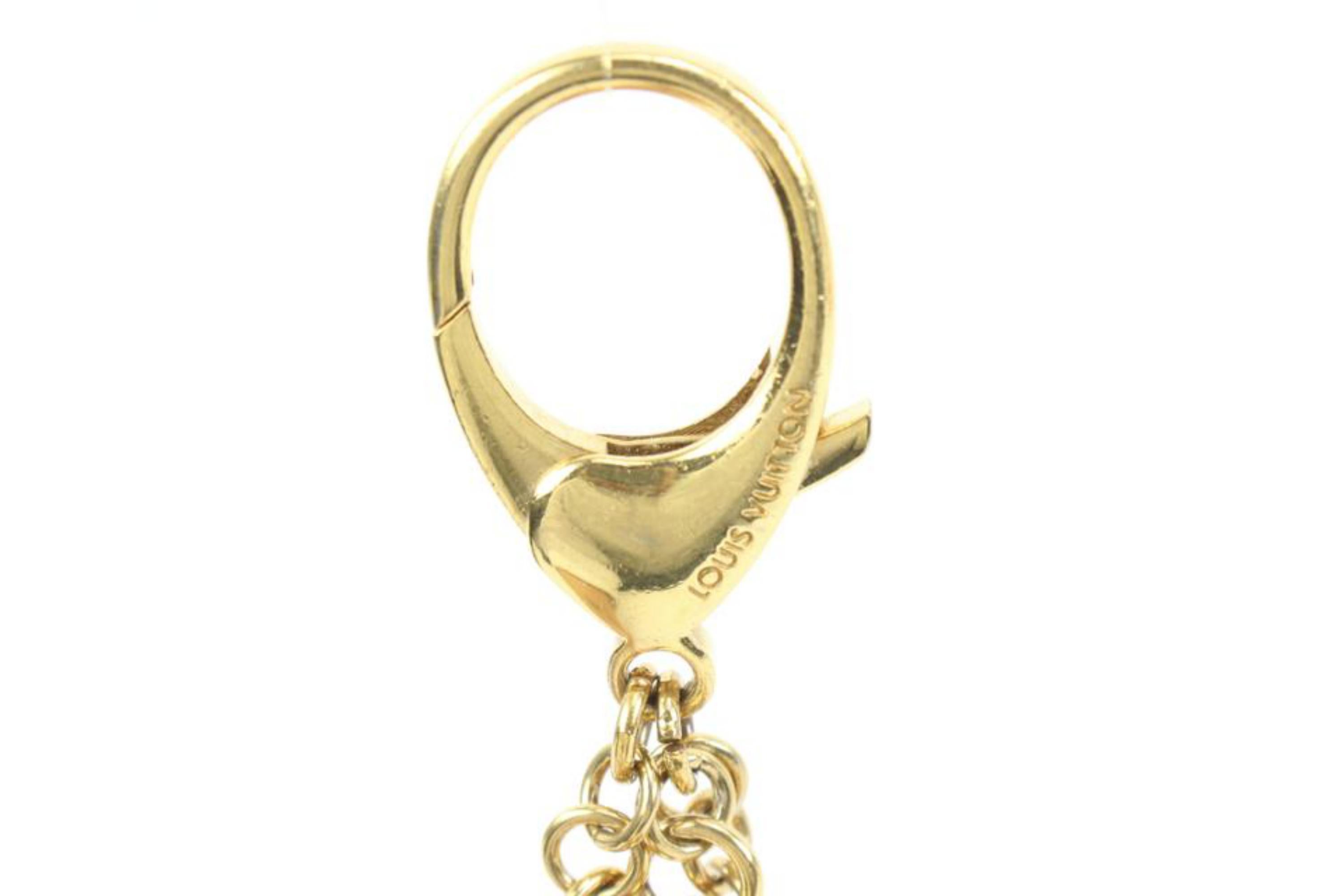 Louis Vuitton Gold Bijoux Sac Baxter Keychain Bag Charm Dog Bone 47lv421s 3