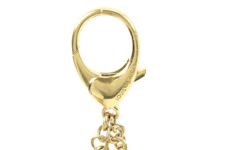 Louis Vuitton Goldtone Baxter Dog Key Holder and Bag Charm - Yoogi's Closet