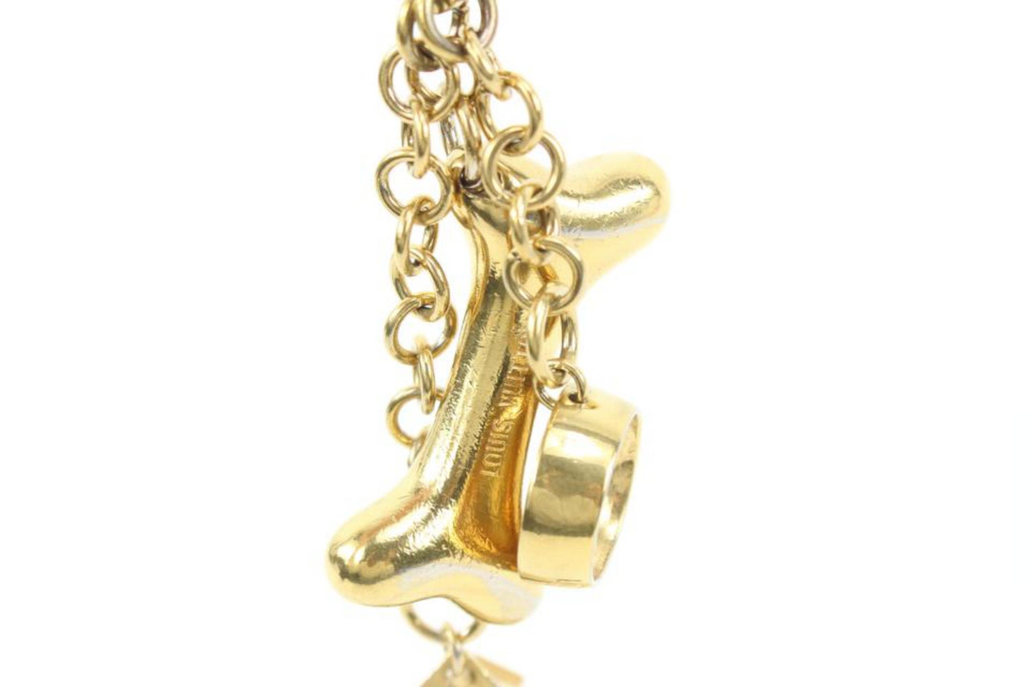 24k gold Lv dog keychain, Women's Fashion, Jewelry & Organizers, Accessory  Holder, Box & Organizers on Carousell
