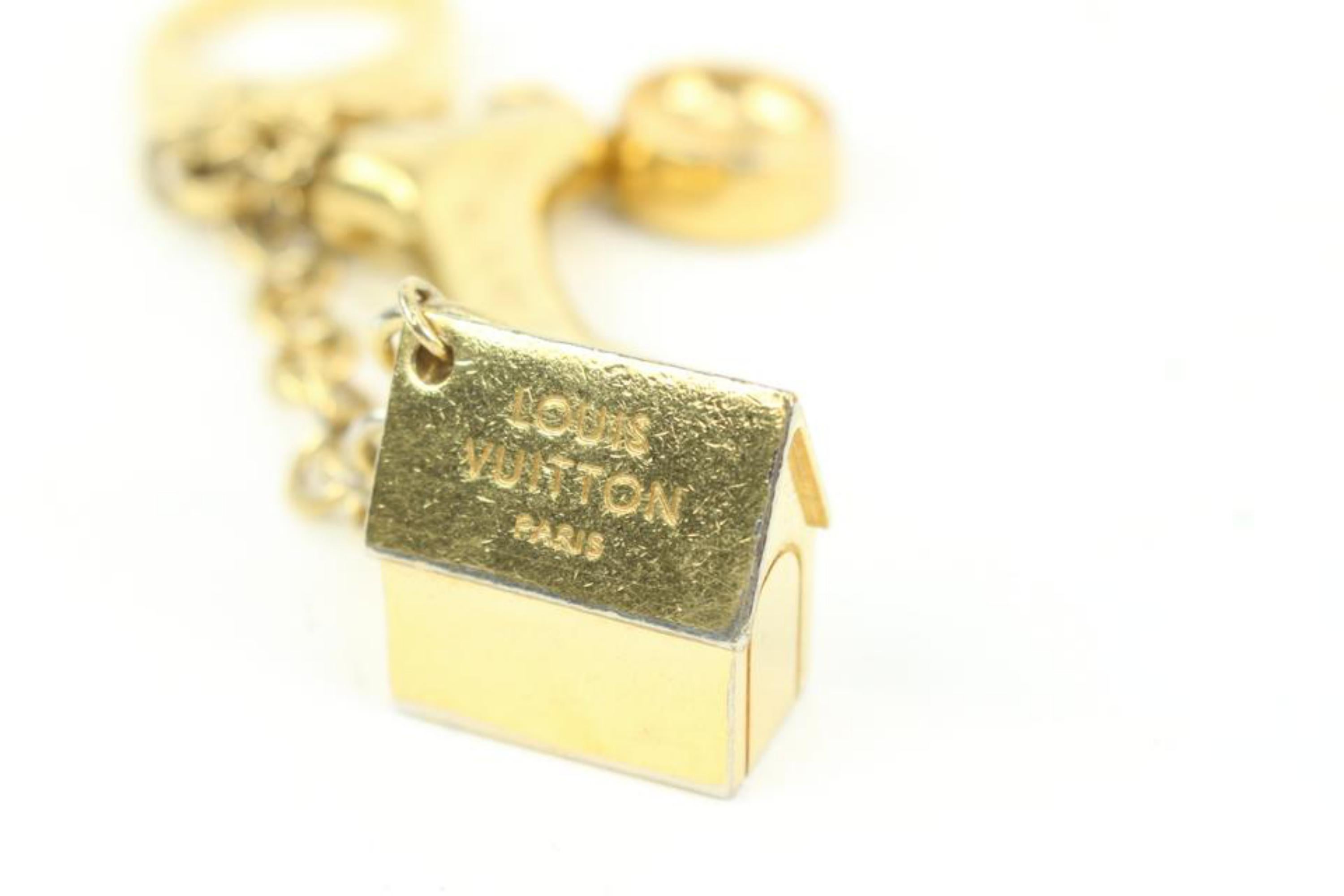 lv dog keychain