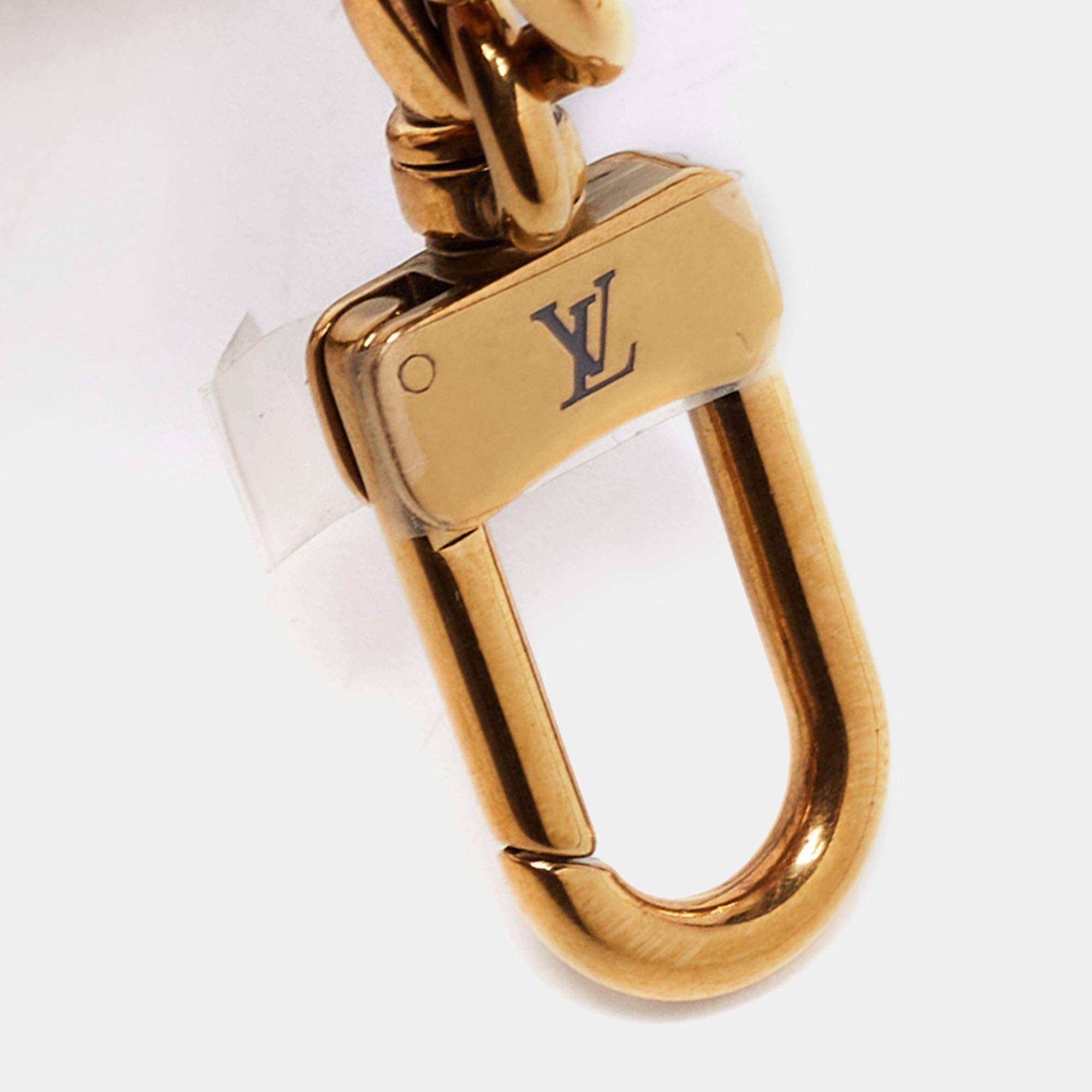 Women's Louis Vuitton Gold Chain Link Shoulder Bag Strap