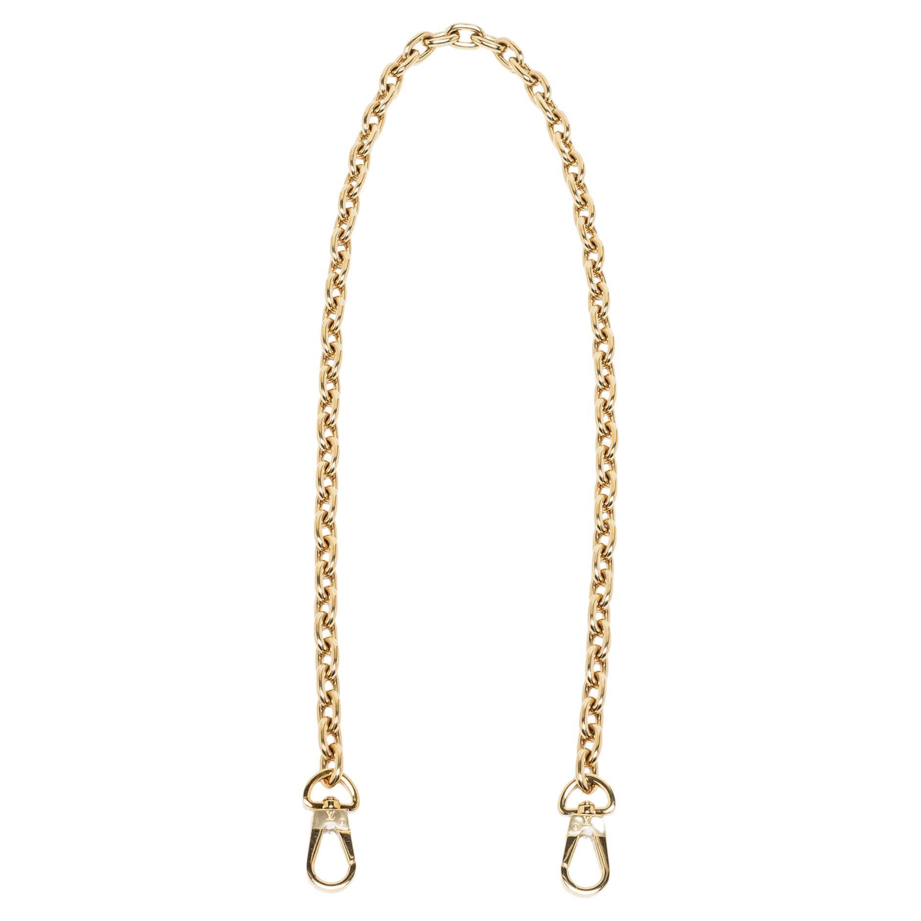 lv gold chain purse strap