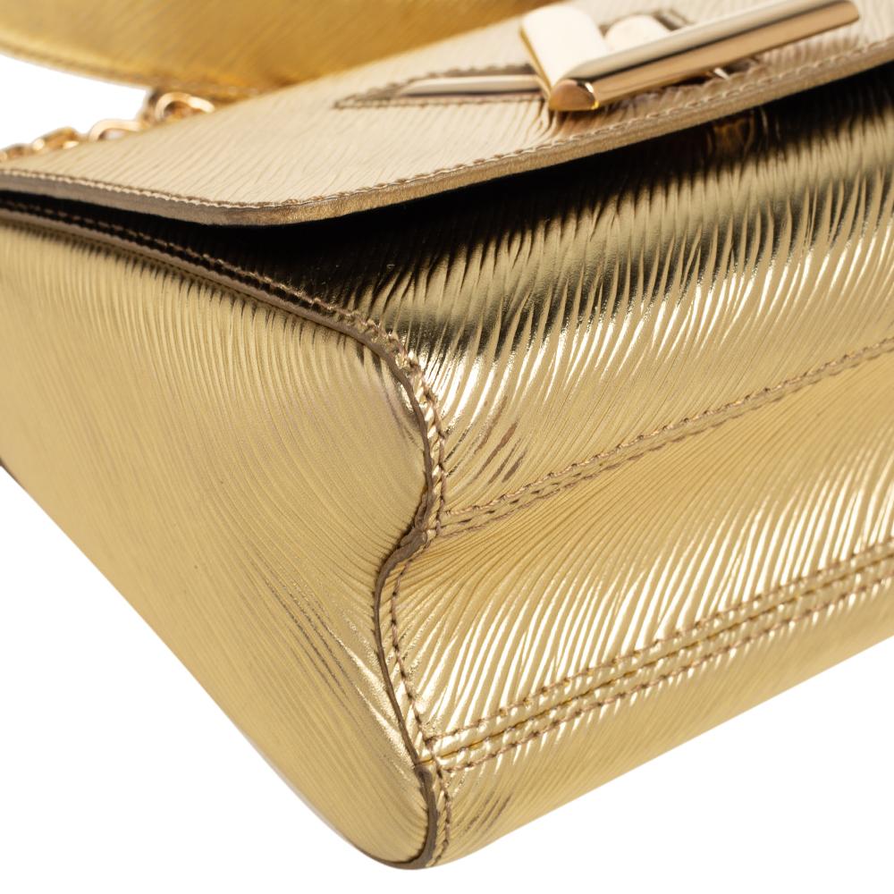 Louis Vuitton Gold Epi Leather Twist PM Bag 1