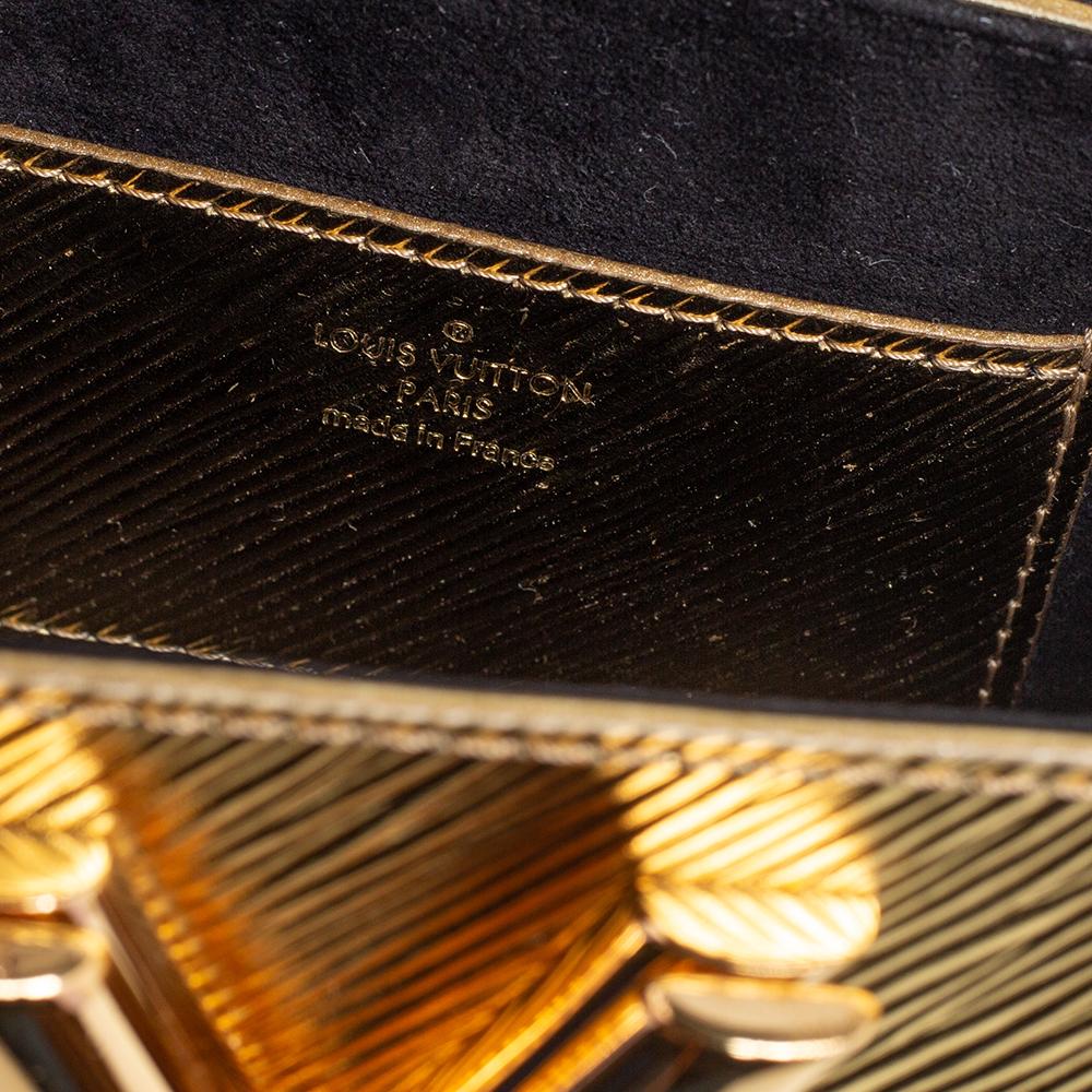 Louis Vuitton Gold Epi Leather Twist PM Bag 2