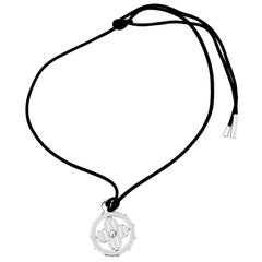 Louis Vuitton Gold Flower White Gold Necklace