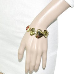 Louis Vuitton Gold Heart 216476 Bracelet