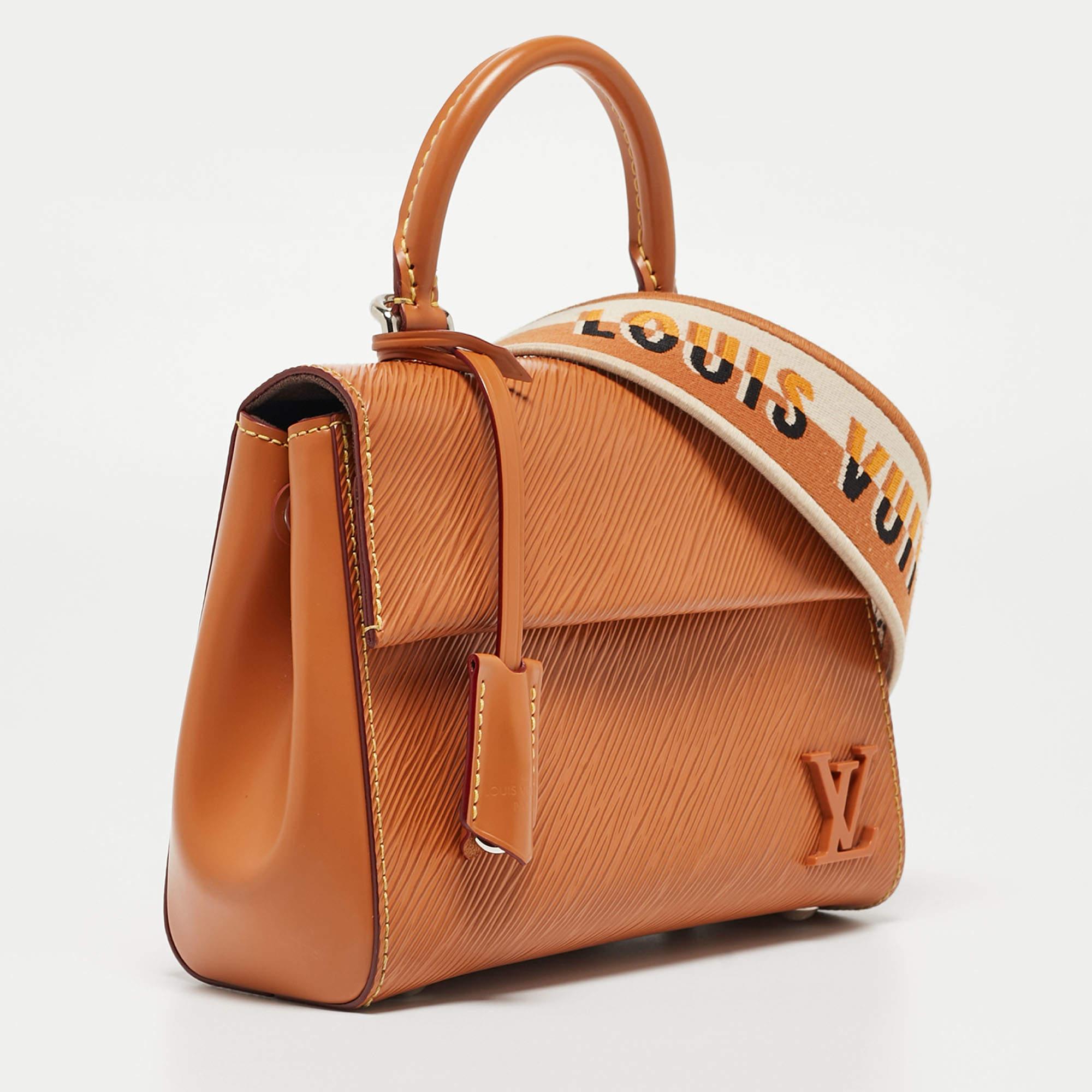 Women's Louis Vuitton Gold Honey Epi Leather Mini Cluny Bag