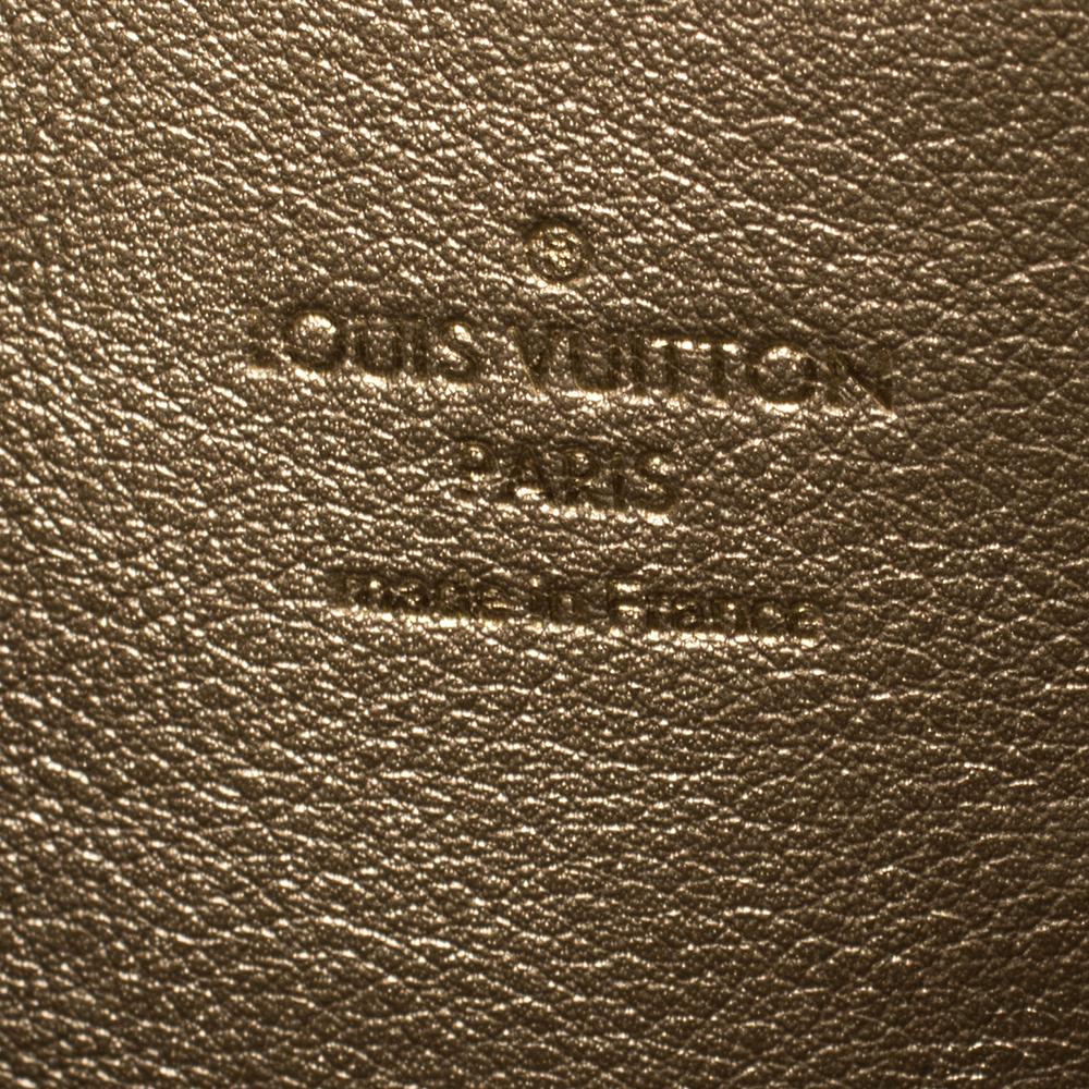 Louis Vuitton Gold Leder Love Note Tasche 6