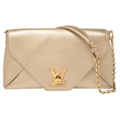 Louis Vuitton Gold Leather Love Note Bag
