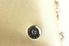 Louis Vuitton Gold Metallic Lambskin Embossed Monogram Pochette Coussin 25lu721s