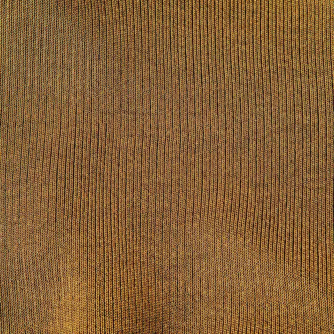 Louis Vuitton Gold Metallic Wool Crop Jumper Size S In Good Condition In London, GB