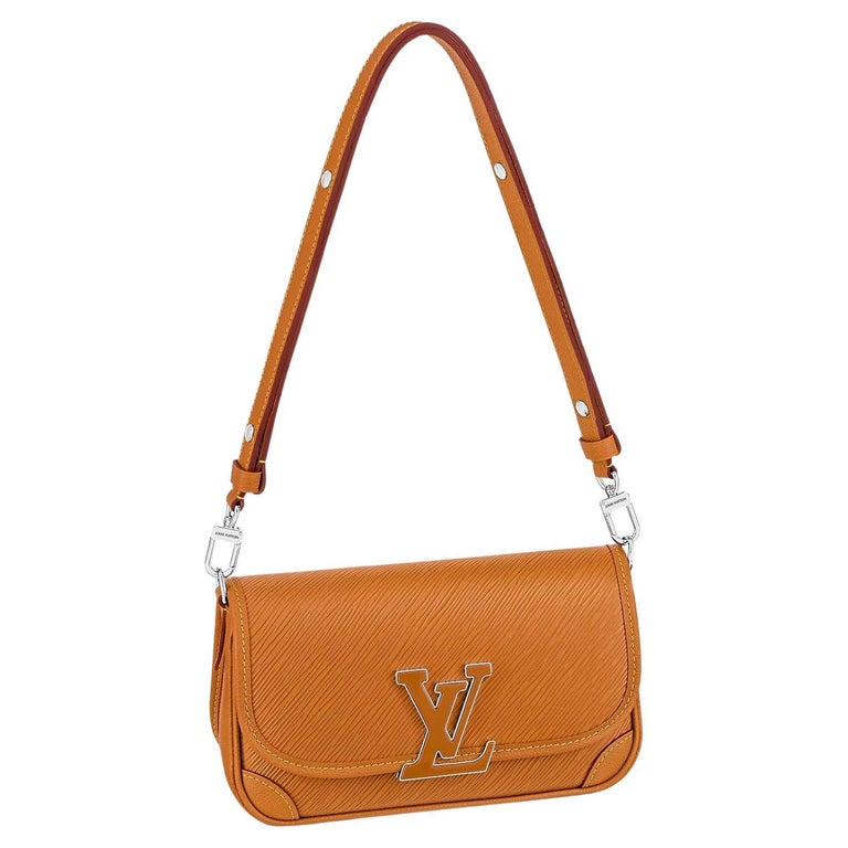 Louis Vuitton Gold Miel Brown Epi Grained Cowhide Leather Buci Bag For