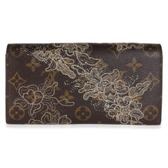 Louis Vuitton Gold Monogram Canvas Dentelle Sarah Wallet