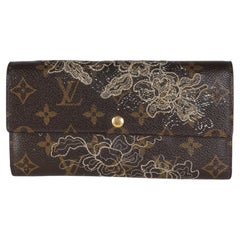 Louis Vuitton Gold Monogram Canvas Dentelle Sarah Wallet