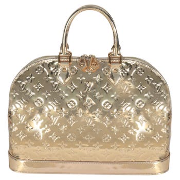 Louis Vuitton Gold Monogram Miroir Alma GM