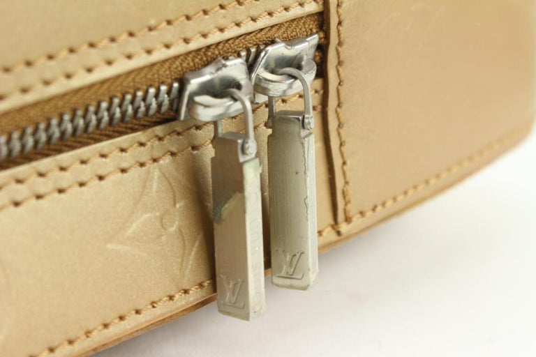 Louis Vuitton Gunmetal Monogram Mat Vernis Leather Glace Allston