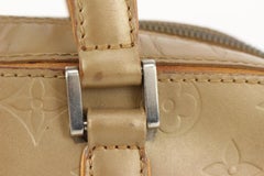Louis Vuitton Gold Monogram Vernis Mat Shelton Trunk Satchel Bag 927lv42