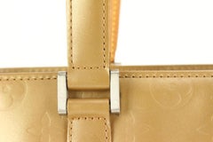 Louis Vuitton Gold Monogram Vernis Mat Stockton Zip Tote 46lk428s