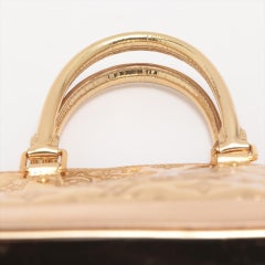 Louis Vuitton Gold Monogram Vernis Miroir Alma GM Dome Bag 3lv917