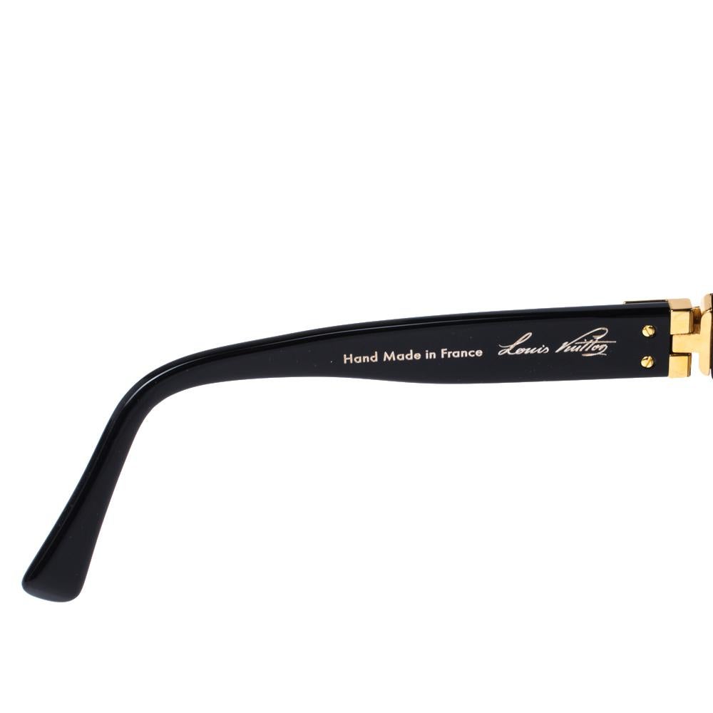 Black Louis Vuitton Gold Plated/ Grey Gradient Z0098W Millionaire Sunglasses