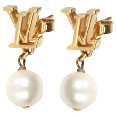 Louis Vuitton – Vergoldete „Iconic Louisa“-Ohrringe