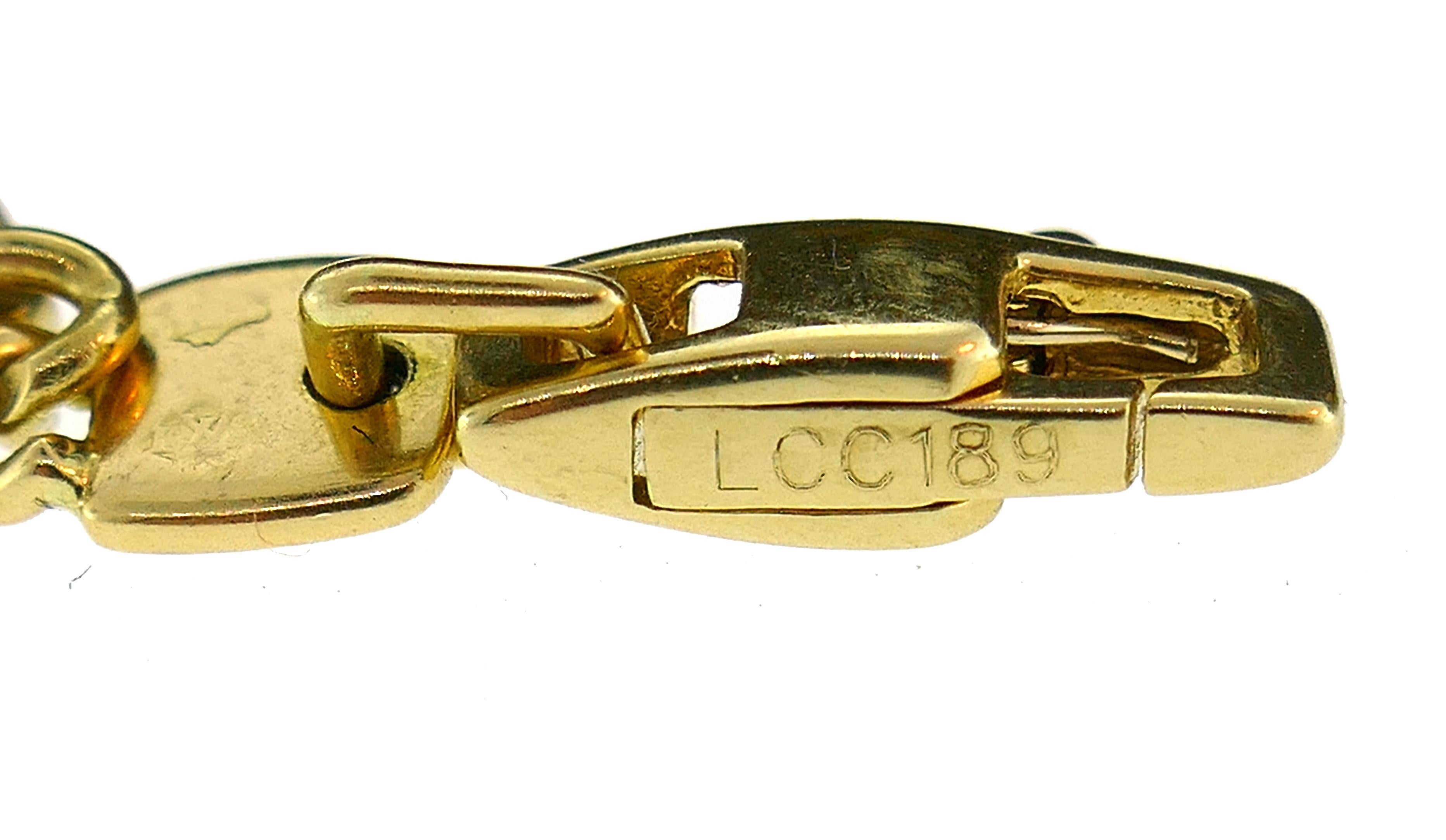 Louis Vuitton Gold Seed Pearl Chain Charm Bracelet 3