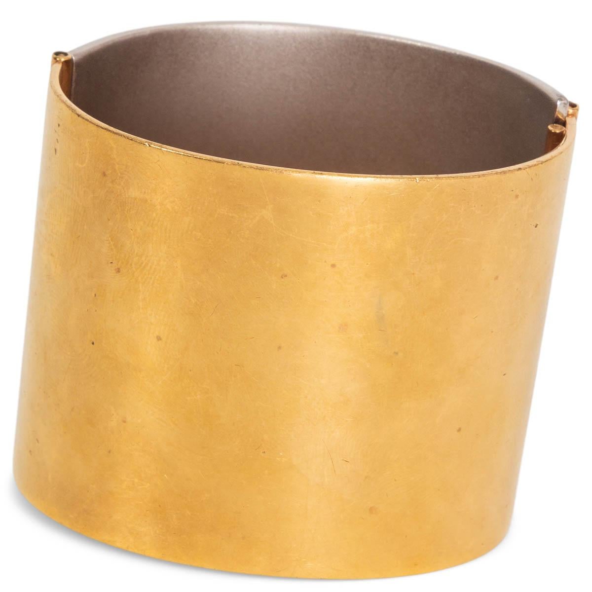 LOUIS VUITTON Bracelet manchette MY EPI en métal doré et argenté Bon état - En vente à Zürich, CH