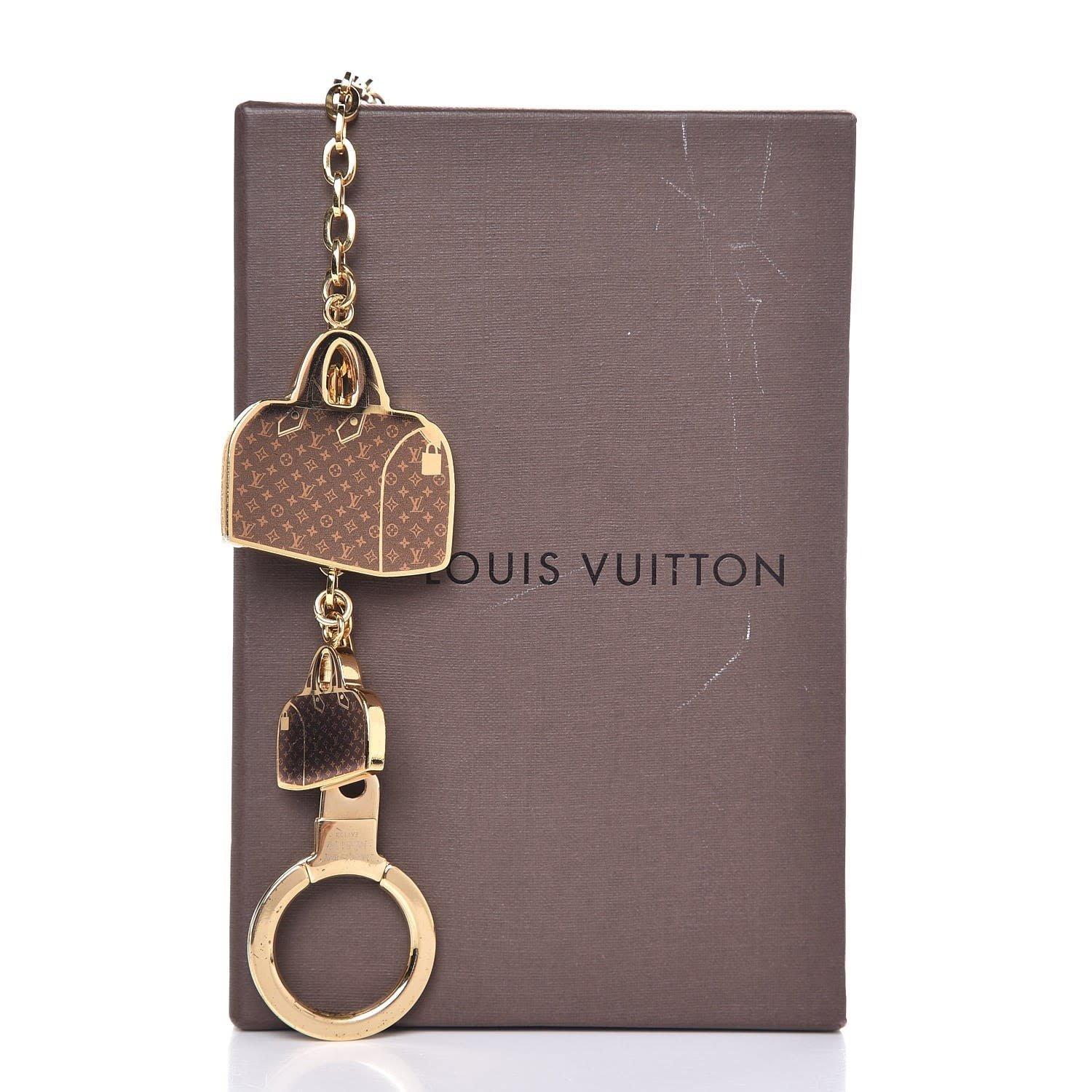 Women's Louis Vuitton Gold Speedy Bag Charm Chain Pochette Extender For Sale