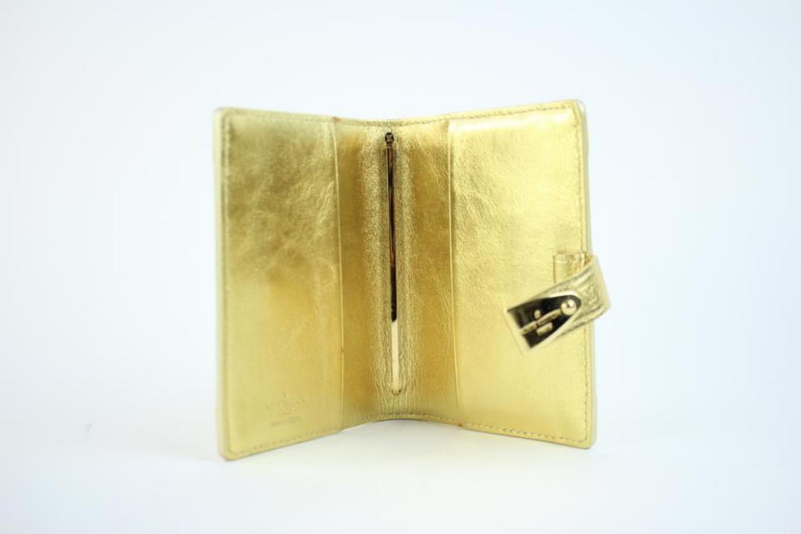Louis Vuitton Gold Suhali Leather Partnenaire Agenda 215811 im Angebot 5